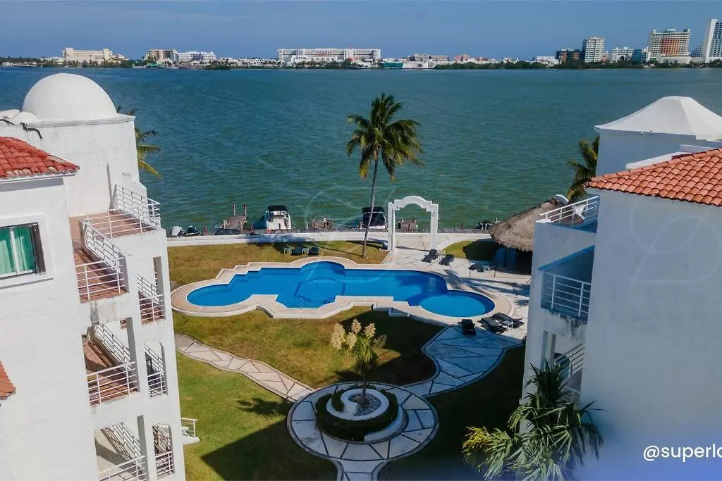 Amplio 3B En Zona Hotelera Con Increible Vista A La Laguna Канкун 0*,  Мексика