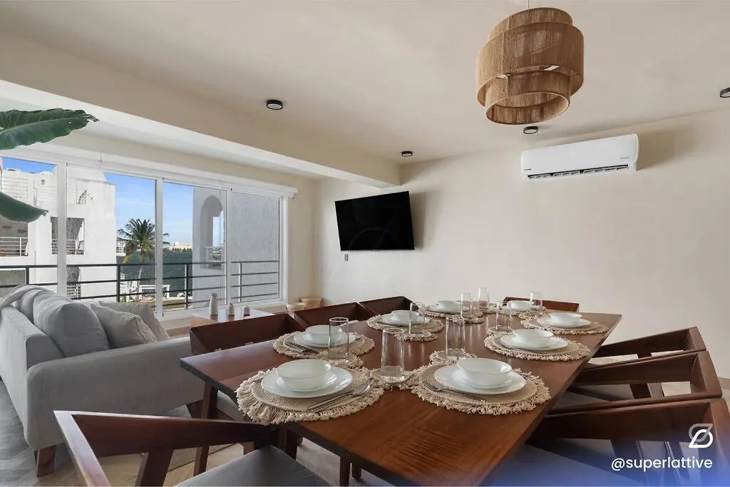 Appartement Amplio 3B En Zona Hotelera Con Increible Vista A La Laguna Cancún Mexico