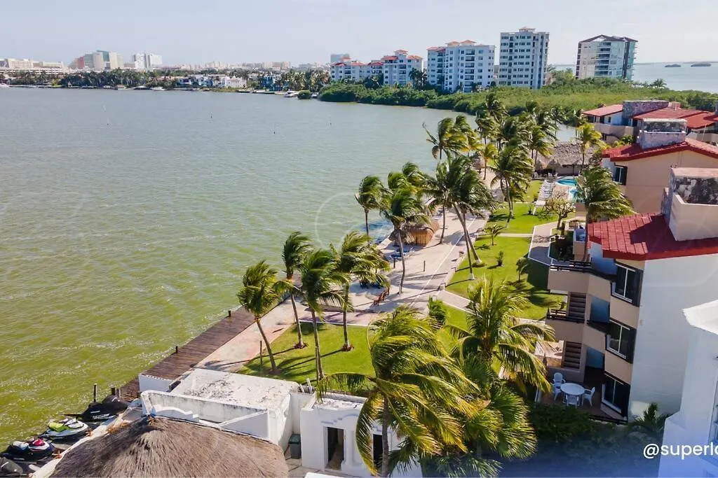 Amplio 3B En Zona Hotelera Con Increible Vista A La Laguna Cancún Appartement